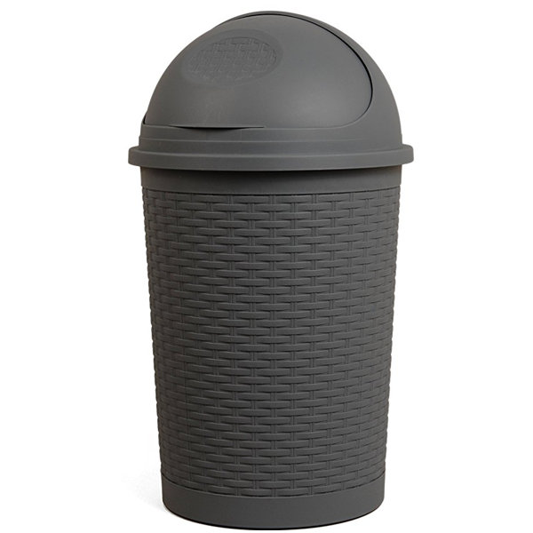 Superior Performance Round Roll Up 10 Gallon Swing Top Trash Can & Reviews Wayfair